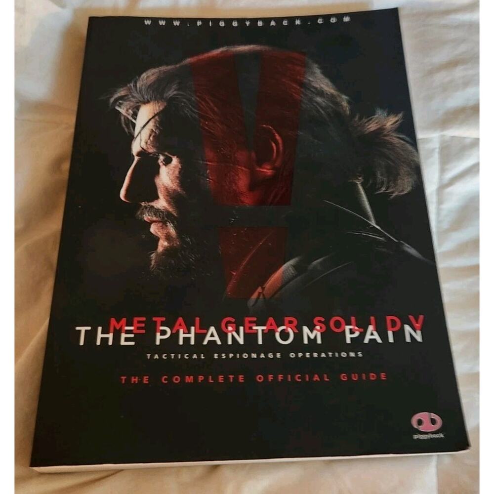 Metal Gear Solid V: The Phantom Pain Paperback Operations Guide Signed Copy